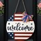 4th of July Patriotic Decortions: Rustic American Flag (Red, White, Blue)
